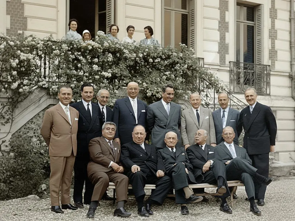 Photo historique de l'AAAS montrant les origines